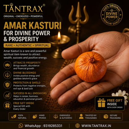 Amarkasturi –for Divine Power & Prosperity