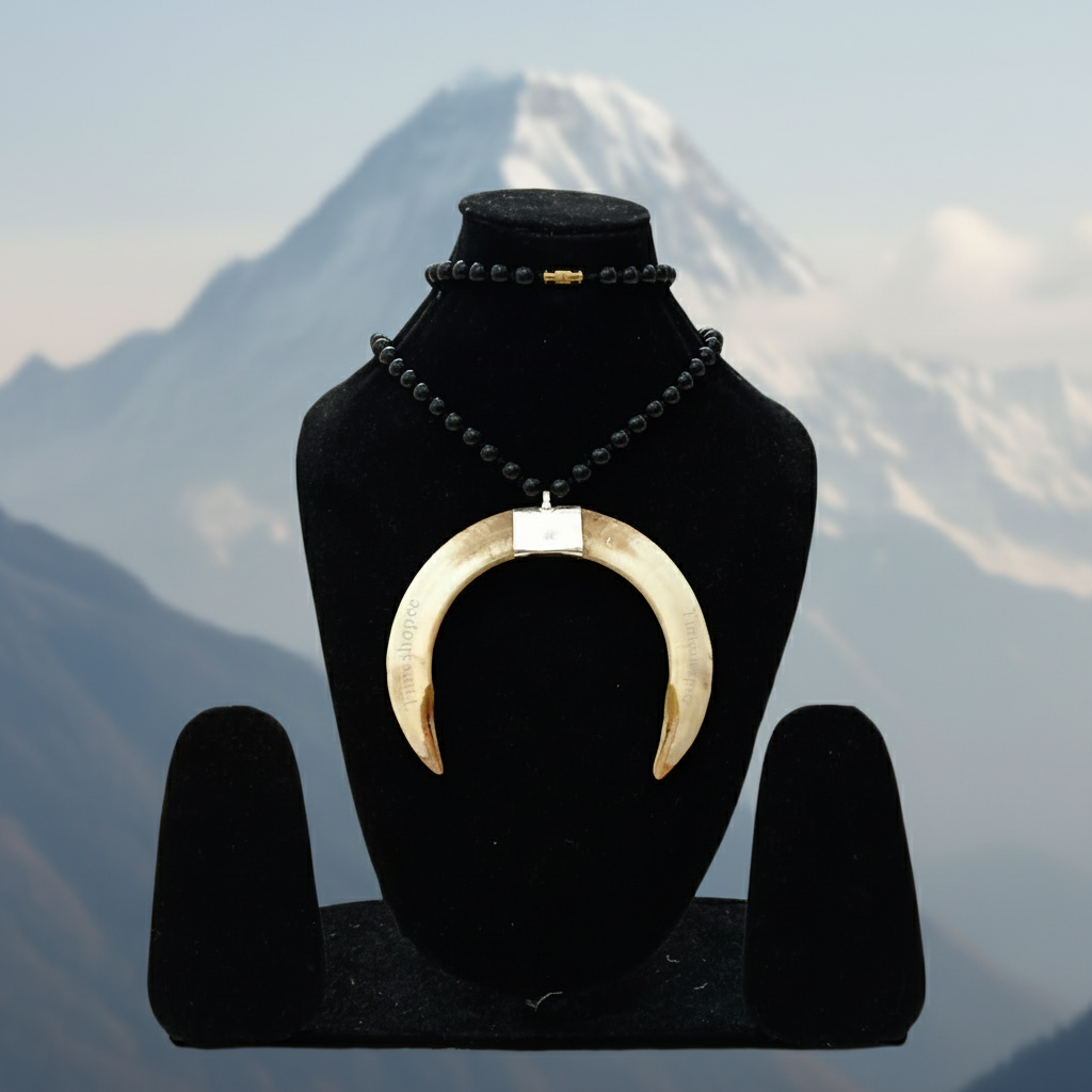 Shukar Dant Extra Large Silver Pendant