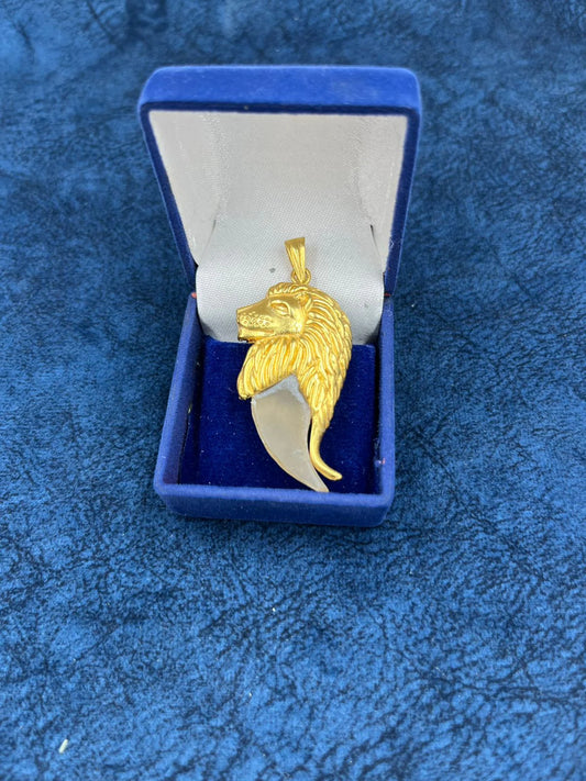 1 GRAM GOLD FORMING SURYA NAIL PENDANT FOR MEN DESIGN