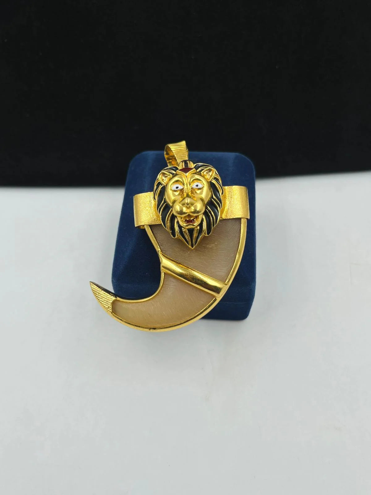 1 GRAM GOLD FORMING SURYA NAIL PENDANT FOR MEN DESIGN